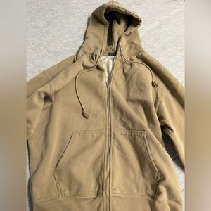 Brandy Melville Large Tan Hoodie